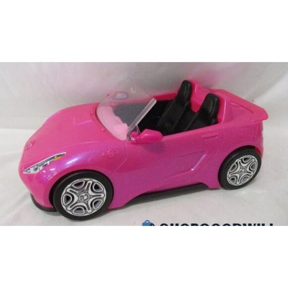 Barbie Glam Convertible Car Pink Shine Two Seats Vehicle Mattel Girls - Picture 1 of 7